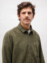 Corduroy Overshirt Stone Green