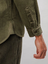 Corduroy Overshirt Stone Green