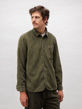 Corduroy Overshirt Stone Green