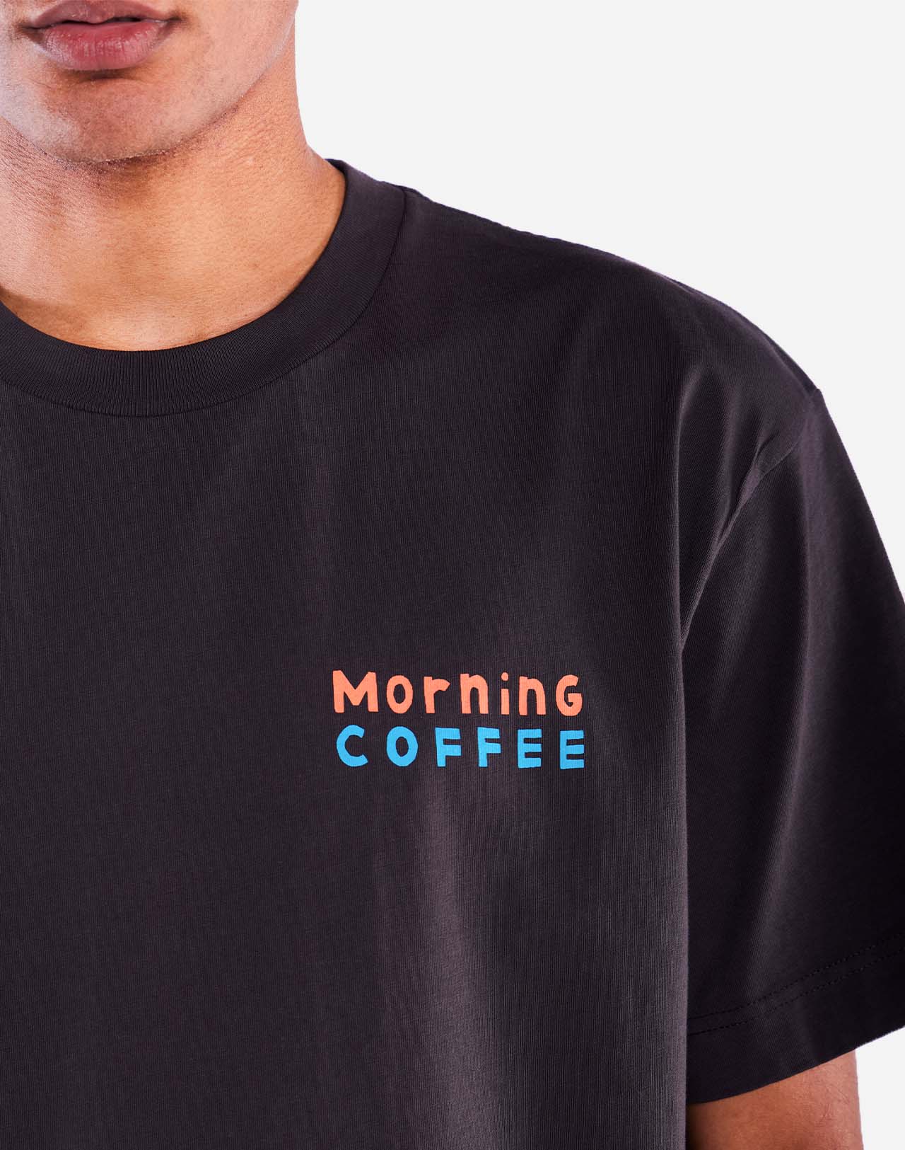 T-Shirt Morning Coffee Black