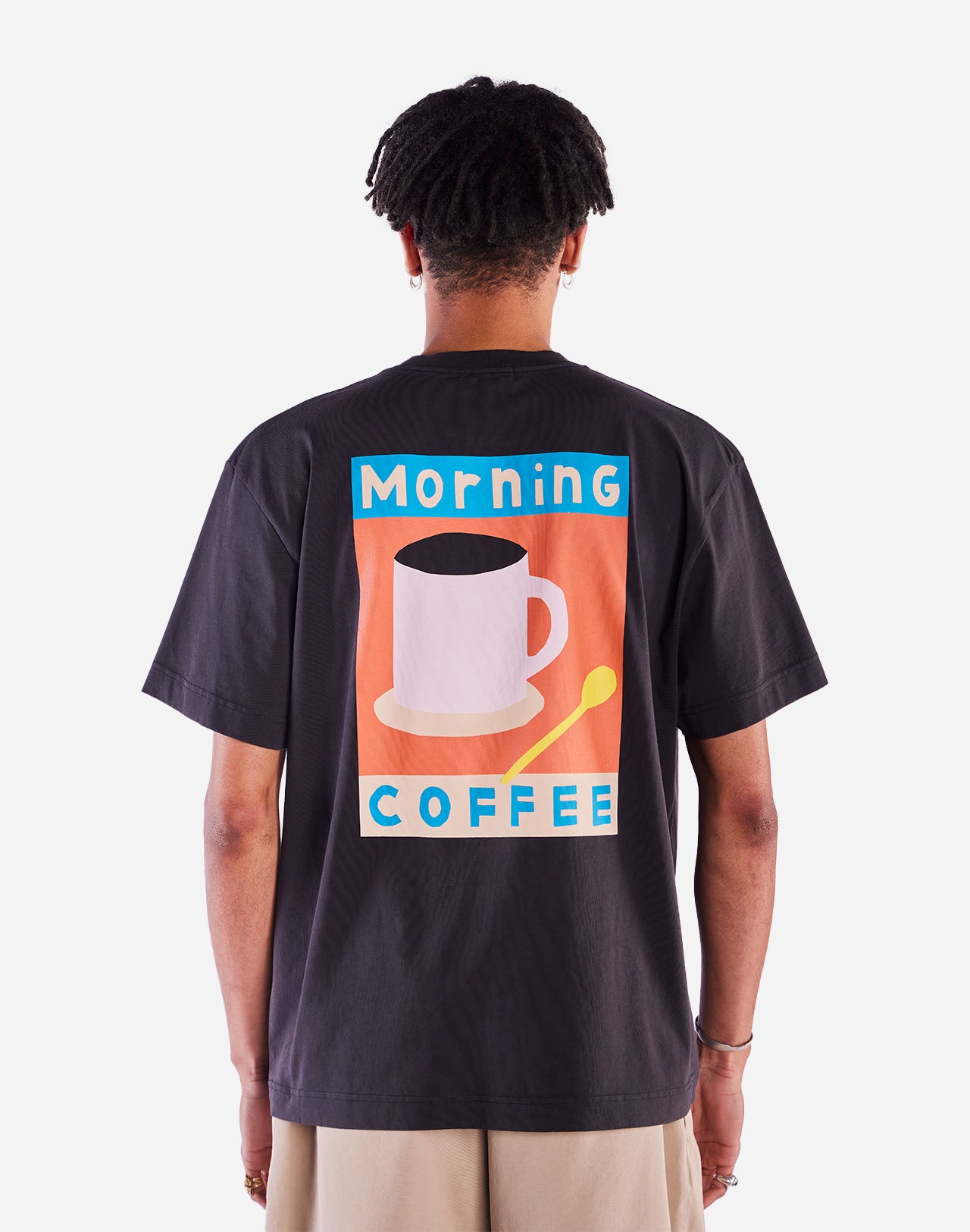 T-Shirt Morning Coffee Black