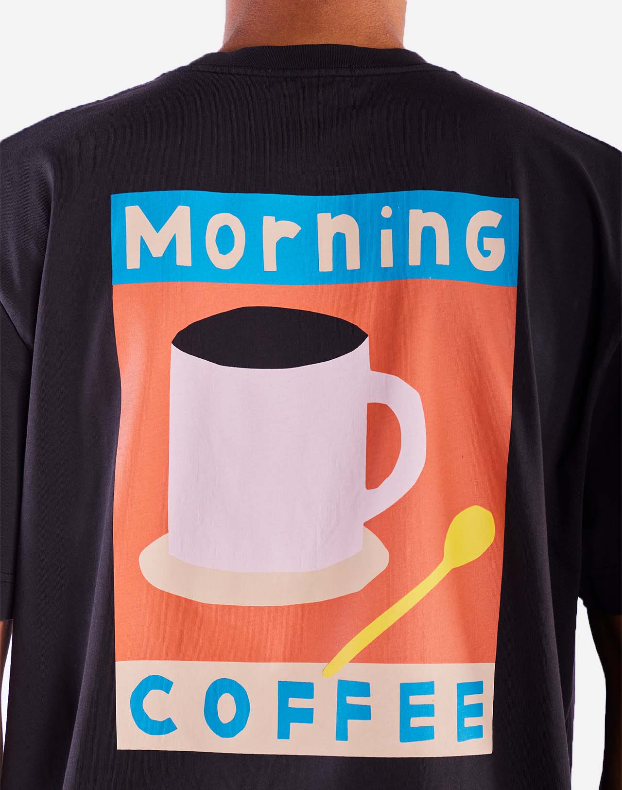 T-Shirt Morning Coffee Black