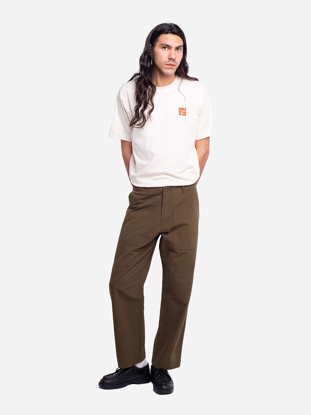 KHAKI GAMAL TROUSERS