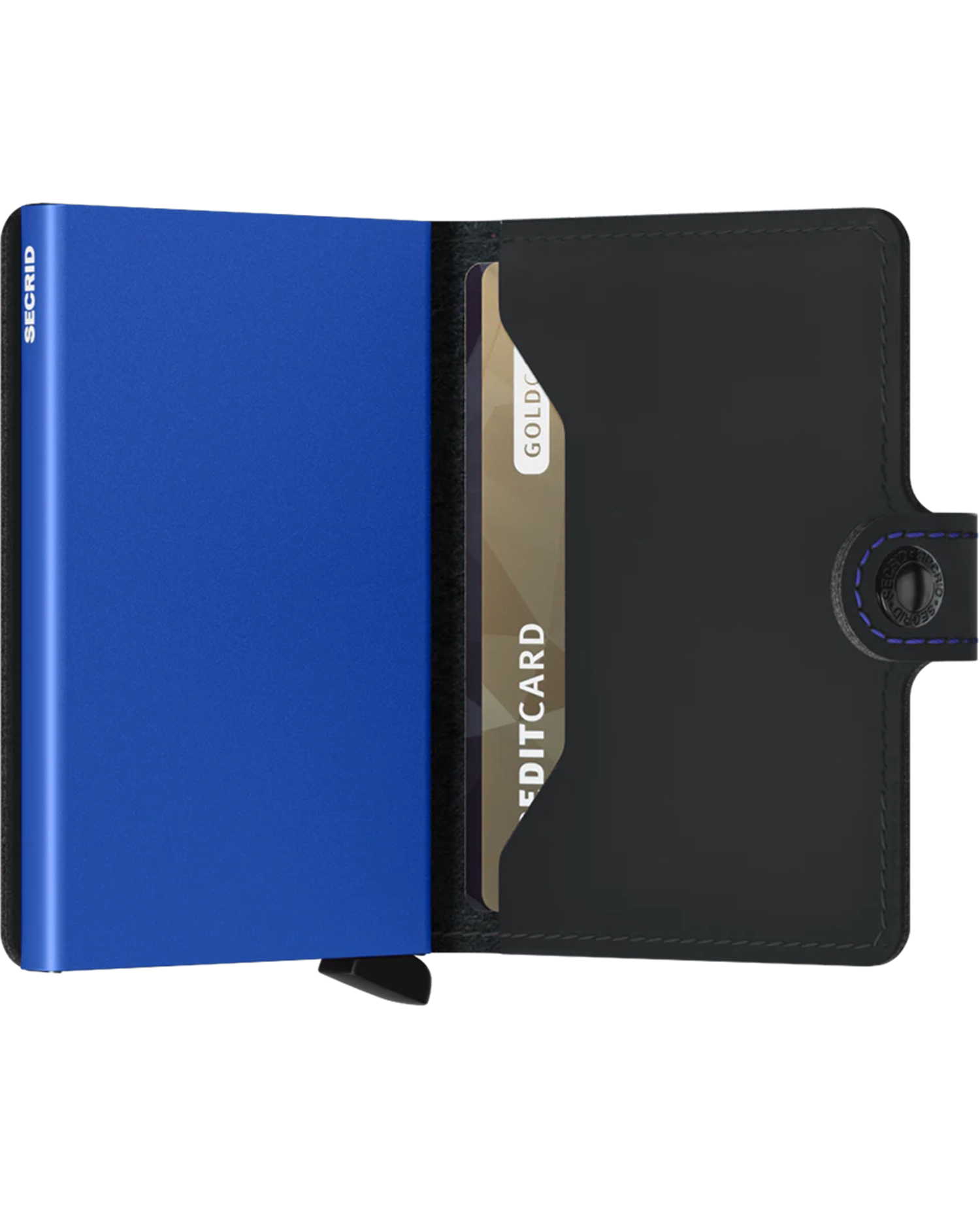 Miniwallet Matte Black & Blue